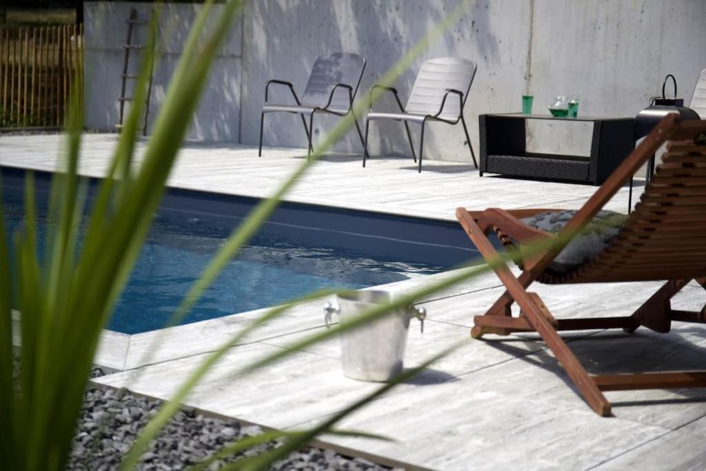 Le Pavillon D'Ete 4* - Elegant Et Lumineux Villa Saint Alban Auriolles Bagian luar foto